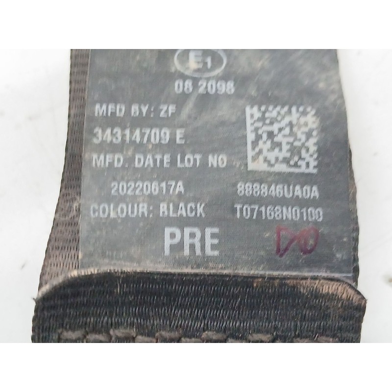 CINTURON SEGURIDAD TRASERO DERECHO