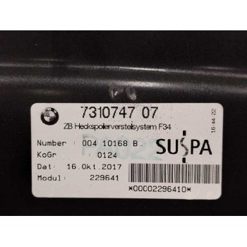 Recambio de aleron trasero para bmw serie 3 gran turismo (f34) 2.0 16v turbodiesel referencia OEM IAM 7310747 CON MOTOR S0971065