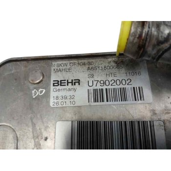 Recambio de enfriador aceite motor para mercedes-benz sprinterii caja cerrada (desde 01.06) 2.1 cdi cat referencia OEM IAM A6511