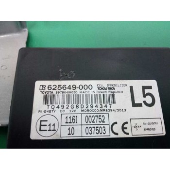 Recambio de modulo electronico para toyota aygo 1.0 cat referencia OEM IAM 625649000  