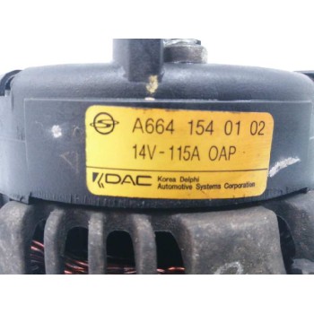 Recambio de alternador para ssangyong kyron 2.0 referencia OEM IAM A6641540102 115A 