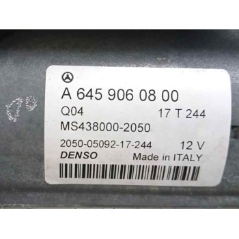Recambio de motor arranque para mercedes-benz clase gla (x156) gla 200 cdi / d (156.908) referencia OEM IAM A6459060800 MS438000