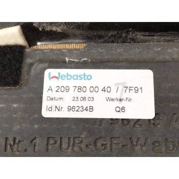 Recambio de techo electrico para mercedes-benz clase clk (w209) coupe 2.7 cdi 20v cat referencia OEM IAM A2097800040 96234B 