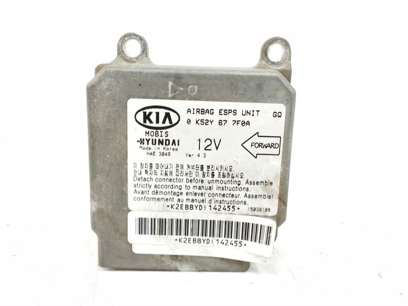 Recambio de centralita airbag para kia carnival ii 2.9 crdi cat referencia OEM IAM 0K52Y677F0A  