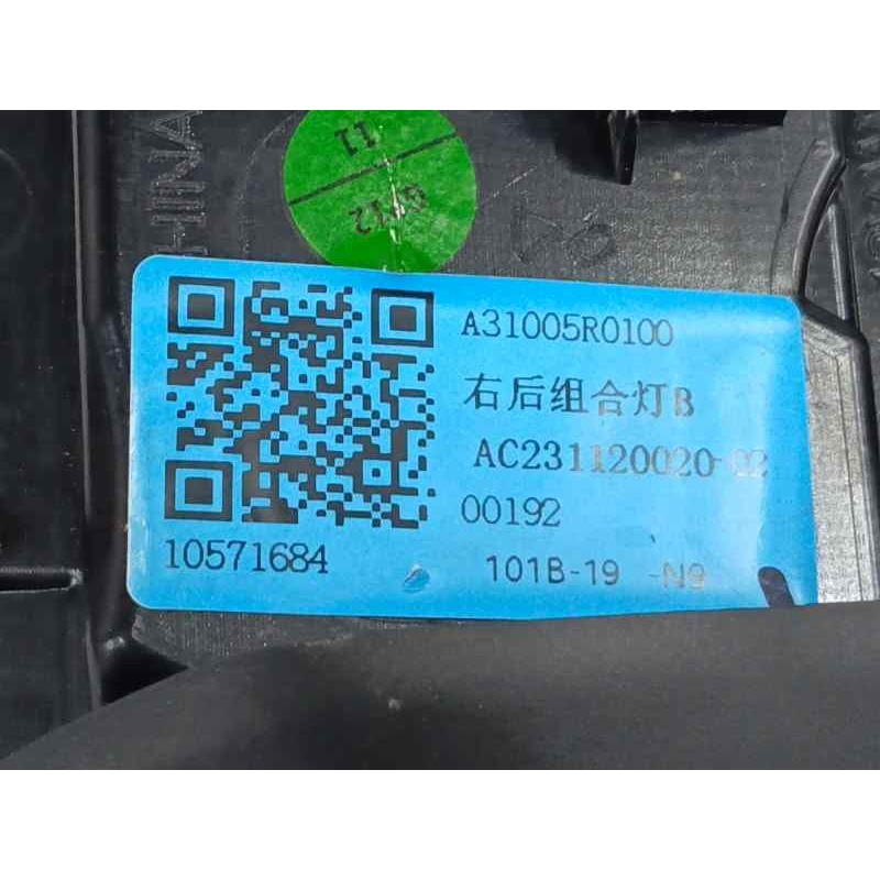 PILOTO TRASERO DERECHO INTERIOR A31005R0100