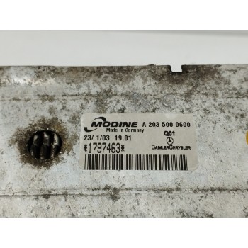 Recambio de intercooler para mercedes-benz clase c (w203) sportcoupe 2.2 cdi cat referencia OEM IAM A2035000600  