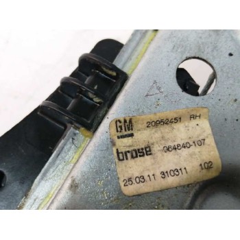 Recambio de elevalunas trasero derecho para opel insignia sports tourer 2.0 cdti cat referencia OEM IAM 20952451  