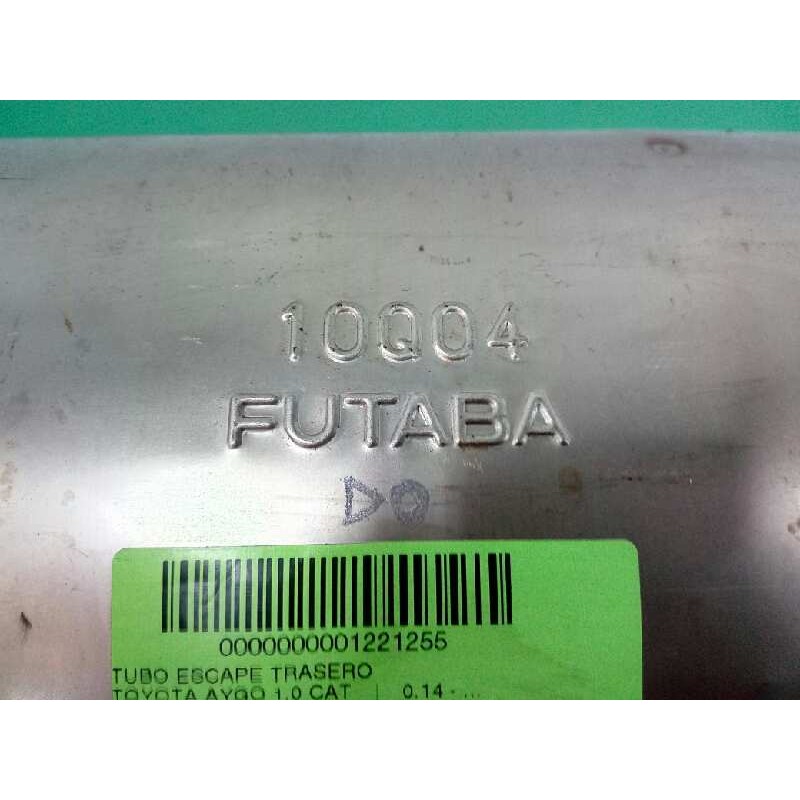 TUBO ESCAPE TRASERO