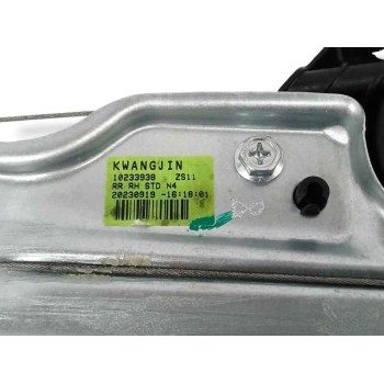 Recambio de elevalunas trasero derecho para mg zs suv (azs1) 1.5 vti referencia OEM IAM 10233938  