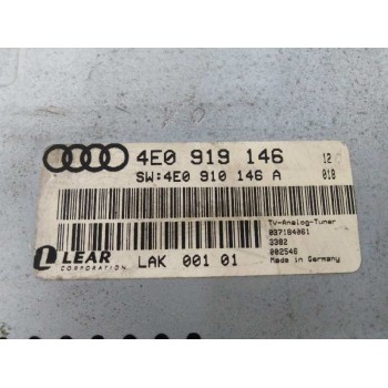 Recambio de modulo electronico para audi a8 (4e2) 4.0 v8 32v tdi biturbo cat (ase) referencia OEM IAM 4E0919146 4E0910146A 