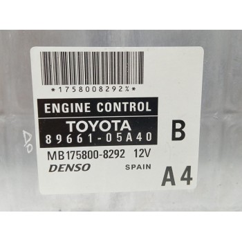 Recambio de centralita motor uce para toyota avensis berlina (t25) 2.0 turbodiesel cat referencia OEM IAM 8966105A40 MB175800829