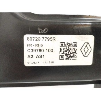 Recambio de elevalunas delantero derecho para renault kadjar 1.6 dci diesel fap energy referencia OEM IAM 807207795R C39780100 
