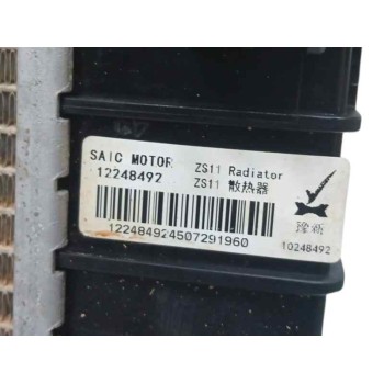 Recambio de radiador agua para mg zs suv (azs1) 1.0 t-gdi referencia OEM IAM 12248492  