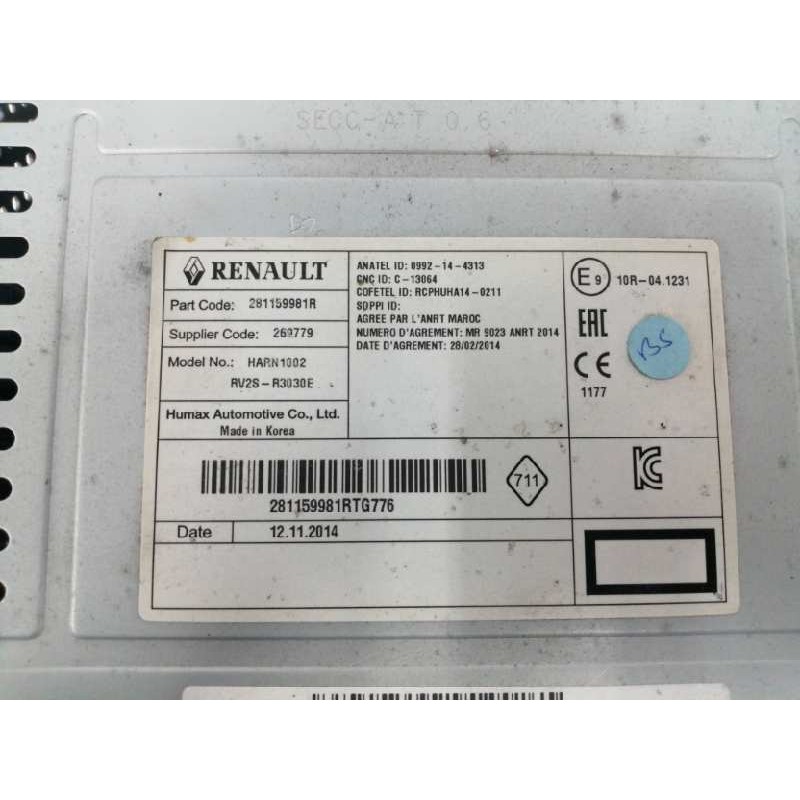 SISTEMA AUDIO / RADIO CD 269779