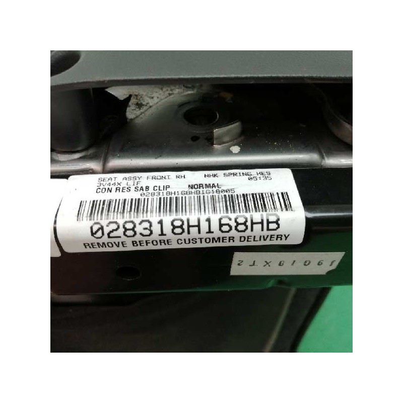 ASIENTO DELANTERO DERECHO PRO25