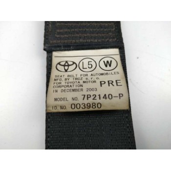 Recambio de cinturon seguridad delantero izquierdo para toyota corolla verso (r1) 2.0 turbodiesel cat referencia OEM IAM 7P2140P