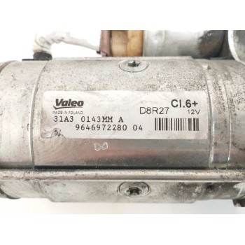 Recambio de motor arranque para peugeot 5008 1.2 12v e-thp referencia OEM IAM 9646972280 D8R24 