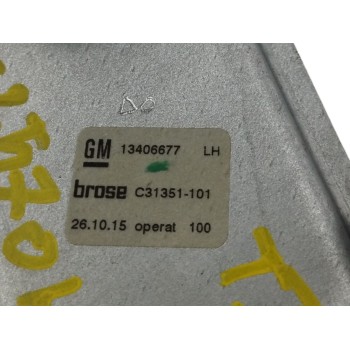 Recambio de elevalunas trasero izquierdo para opel astra k lim. 5türig 1.6 cdti dpf referencia OEM IAM 13406677  