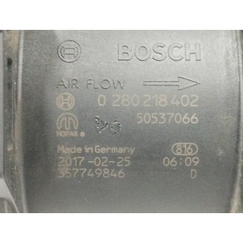 Recambio de caudalimetro para alfa romeo giulia (952) 2.0 turbo cat referencia OEM IAM 50537066 0280218402 