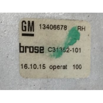 Recambio de elevalunas trasero derecho para opel astra k lim. 5türig 1.6 cdti dpf referencia OEM IAM 13406678  
