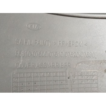 Recambio de paragolpes trasero para kia picanto i (sa) 1.0 referencia OEM IAM 8661007500  