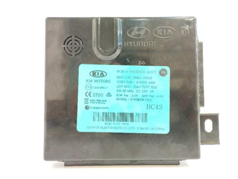 Recambio de modulo electronico para ford c-max trend referencia OEM IAM 95400H8420 Recambio de modulo electronico para ford c-max trend referencia OEM IAM 95400H8420