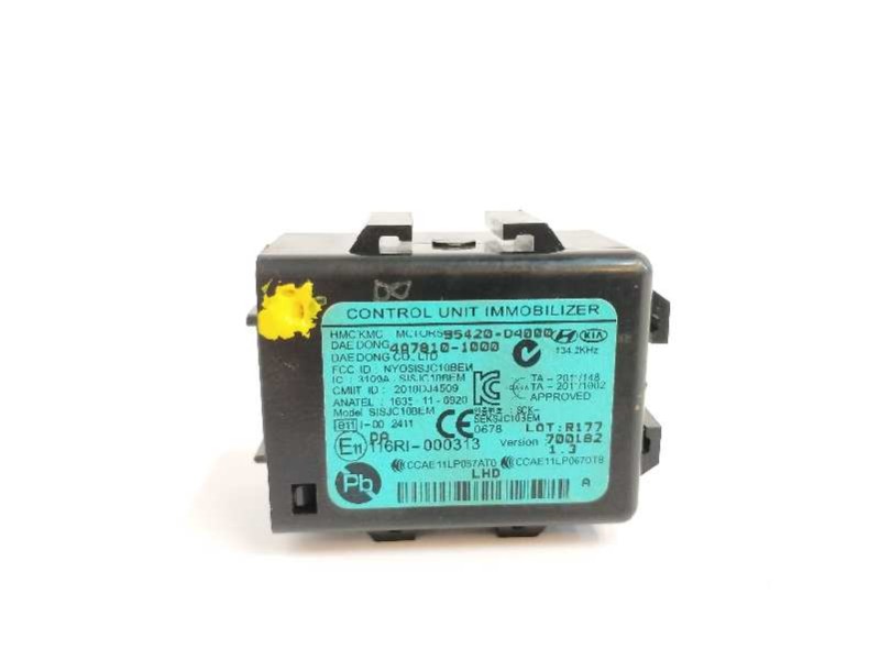 Recambio de modulo electronico para kia stonic (ybcuv) 1.2 cat referencia OEM IAM 95420D4000 4A78101000 Recambio de modulo electronico para kia stonic (ybcuv) 1.2 cat referencia OEM IAM 95420D4000 4A78101000