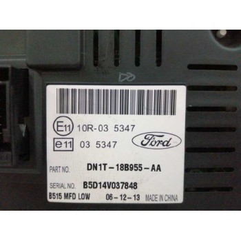 Recambio de pantalla multifuncion para ford fiesta (ccn) 1.5 tdci cat referencia OEM IAM DB1T18B955AA B5D14V037848 