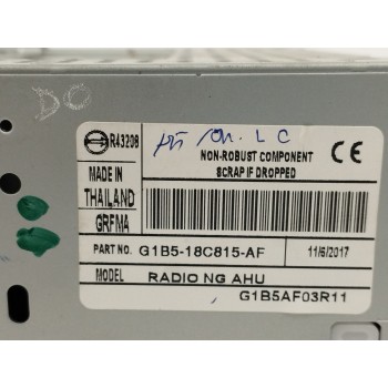 Recambio de sistema audio / radio cd para ford ka+ 1.2 ti-vct cat referencia OEM IAM G1B518C815AF  