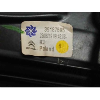 Recambio de elevalunas delantero izquierdo para citroën c3 aircross 1.2 12v e-thp / puretech referencia OEM IAM 39187595  