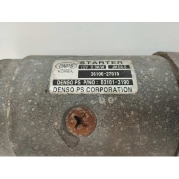 Recambio de motor arranque para hyundai sonata (nf) comfort referencia OEM IAM 3610027010  