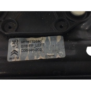 Recambio de elevalunas delantero izquierdo para citroën c4 picasso 1.6 blue-hdi fap referencia OEM IAM 9816272580 9816271280 