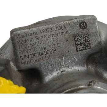 Recambio de turbocompresor para volkswagen eos (1f7, 1f8) 1.4 tsi referencia OEM IAM 03C145702C 4937301004 