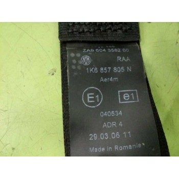 Recambio de cinturon seguridad trasero izquierdo para volkswagen golf v berlina (1k1) r32 referencia OEM IAM 1K6857805N  