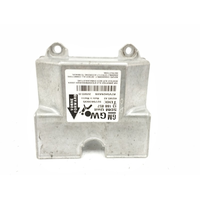 Recambio de centralita airbag para opel astra h (a04) 1.6 (l48) referencia OEM IAM 13188857 327963935 