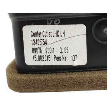 Recambio de rejilla aireadora para opel astra k lim. 5türig 1.6 cdti dpf referencia OEM IAM 13406754 CENTRAL LADO IZQUIERDO 