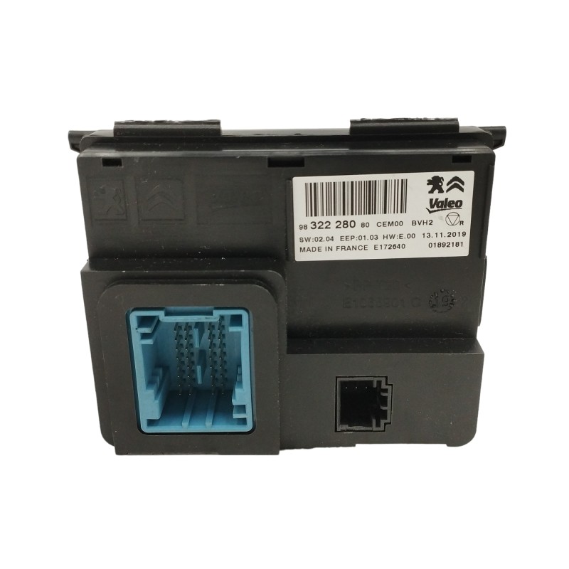 Recambio de modulo electronico para peugeot rifter 1.5 blue-hdi fap referencia OEM IAM 9832228080  