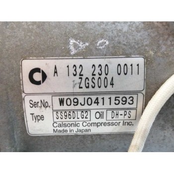 Recambio de compresor aire acondicionado para smart coupe 1.0 cat referencia OEM IAM A1322300011 W09J0411593 SS96DLG2
