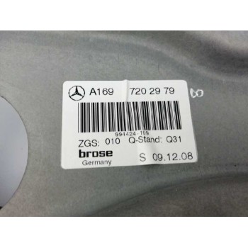 Recambio de elevalunas delantero izquierdo para mercedes-benz clase b (w245) 200 cdi (245.208) referencia OEM IAM FUNDA A1697202