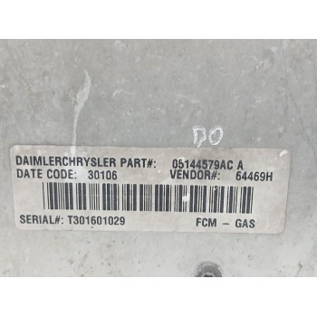 Recambio de modulo electronico para chrysler voyager iv (rg, rs) 2.8 crd referencia OEM IAM 05144579AC  