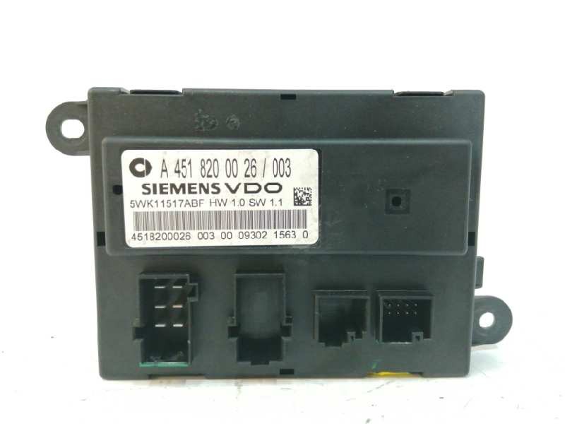 Recambio de modulo electronico para smart coupe 1.0 cat referencia OEM IAM A4518200026 5WK11517ABF 