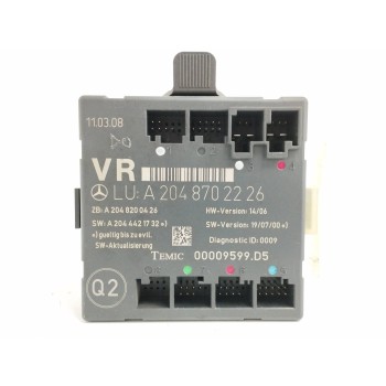 Recambio de modulo electronico para mercedes-benz clase c (w204) berlina 2.2 cdi cat referencia OEM IAM A2048702226  