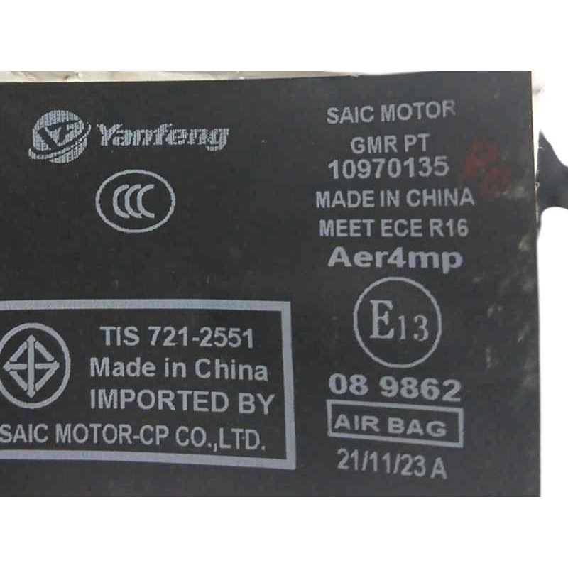 CINTURON SEGURIDAD DELANTERO DERECHO