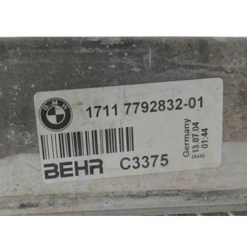 Recambio de radiador agua para bmw serie 5 berlina (e60) 3.0 turbodiesel cat referencia OEM IAM 17117792832  