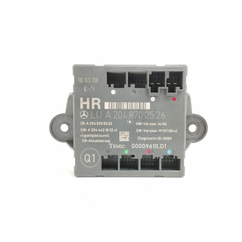 Recambio de modulo electronico para mercedes-benz clase c (w204) berlina 2.2 cdi cat referencia OEM IAM A2048702526  