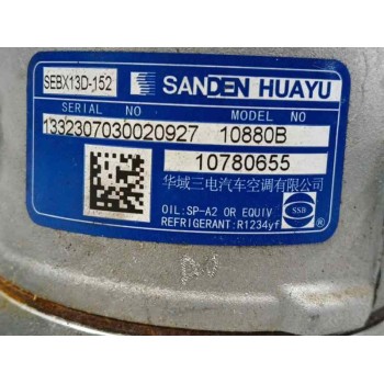 Recambio de compresor aire acondicionado para mg zs suv (azs1) 1.5 vti referencia OEM IAM  SEBX13D152 