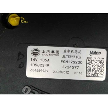 Recambio de alternador para mg zs suv (azs1) 1.5 vti referencia OEM IAM  135A FGN12S200