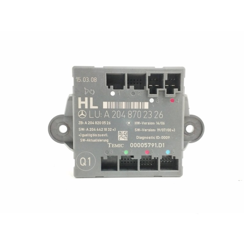 Recambio de modulo electronico para mercedes-benz clase c (w204) berlina 2.2 cdi cat referencia OEM IAM A2048702326  