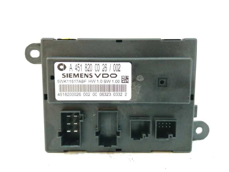 Recambio de modulo electronico para smart coupe fortwo coupe (52kw) referencia OEM IAM A4518200026 5WK11517ABF 