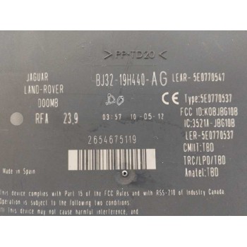 Recambio de modulo electronico para land rover evoque 2.2 td4 cat referencia OEM IAM BJ3219H440AG  